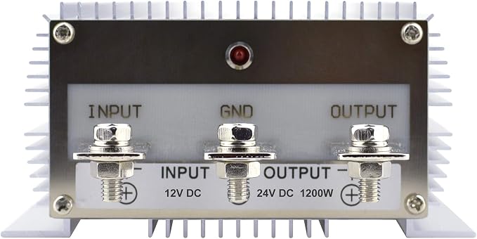 DC/DC 12V to 24V Boost Converter 50A 1200W Step Up Voltage Regulator Power Supply Voltage Transformer (Input 10V-16V)