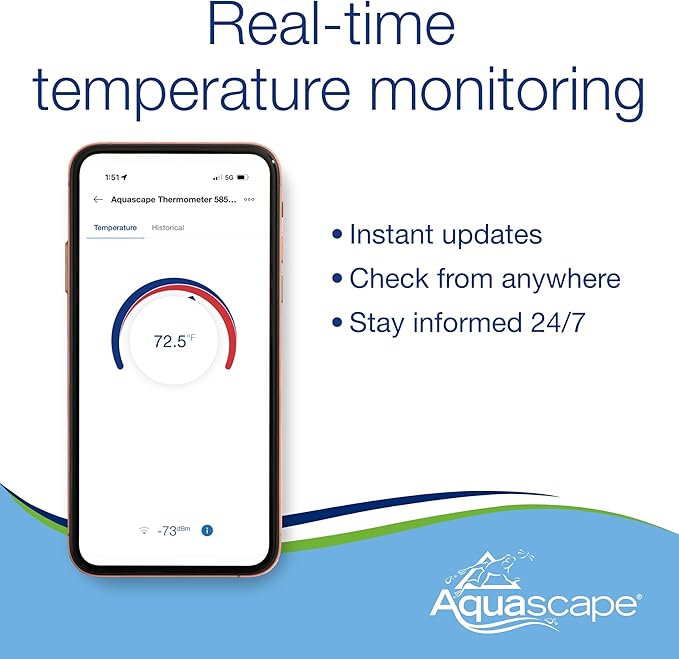 Aquascape Smart Pond Thermometer with Transformer | 74013