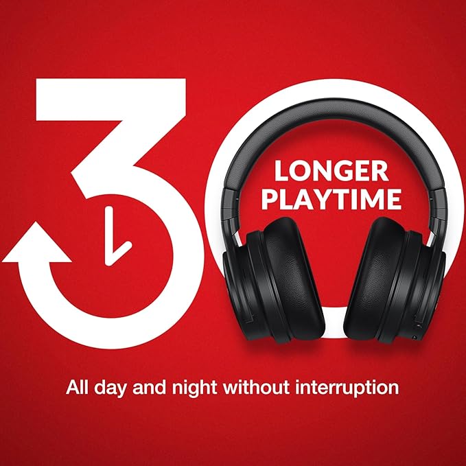 Million Sold Classic E7 Active Noise Cancelling Headphones with Upgraded HD Sound, Wireless Bluetooth Headphones Over The Ear Unequaled Comfort, Vivid Deep Bass, for Home Office Travel Birthday Gift