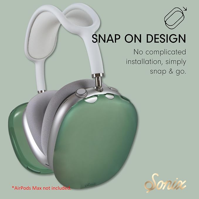 Sonix Protective Case for AirPods Max 2 & 1 | Headphones Cover | Frosted Matte Series | Frosted Matte Forest Green