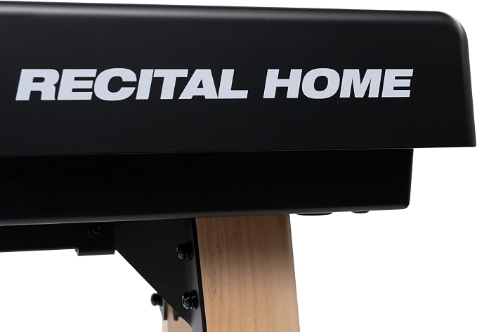 Alesis Recital Home Digital Piano with 88 Hammer Action Weighted Keys, Stand, Pedals and Lessons, Black