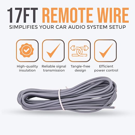 Elite Audio 4 Gauge Amplifier Wiring Kit, 2000W CCA Amp Install Kit – EA-PRMK2