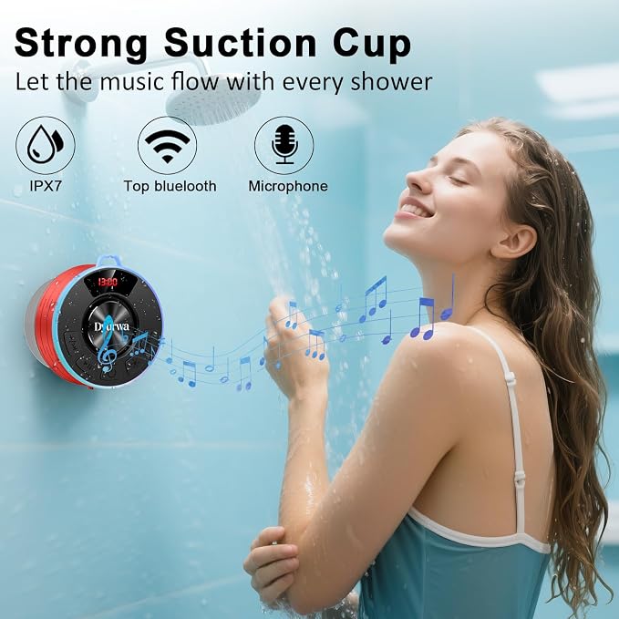 Shower Bluetooth Speaker, Portable Shower Speaker