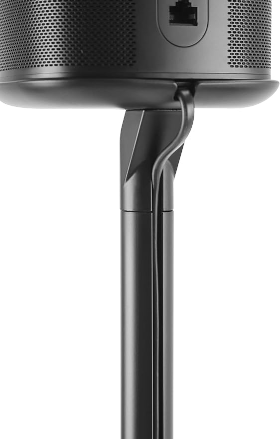 ynVISION.DESIGN Fixed Height Floor Stand Compatible with Sonos One, SL and Play:1 Speaker | 2 Pack | YN-ONE Pair (Black)