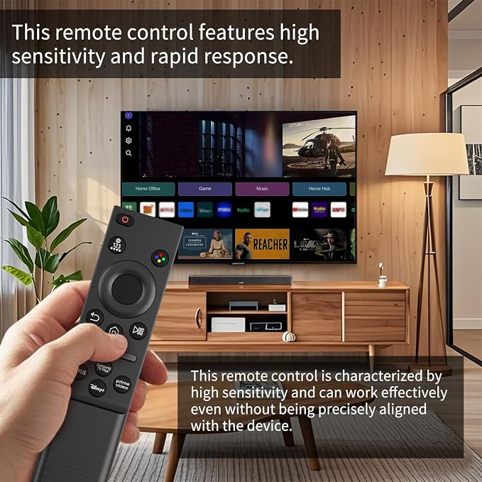 2PCS Replacement Remote Control for Samsung TV, BN59 Remote Control for Samsung Smart QLED NEO LED 8K TVs, Compatible with BN59-01388A BN59-01388H BN59-01457A