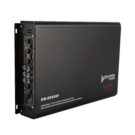 YaeCCC 4-Channels 4500W Car Power Amplifier Class A/B Car Audio Stereo Amplifier
