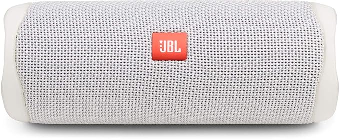 JBL FLIP 5 Waterproof Portable Bluetooth Speaker - White (Renewed)