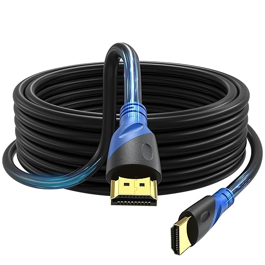 4K HDMI 30 FT Cable (HDMI 2.0,18Gbps) Ultra High Speed Gold Plated Connectors,Ethernet HDMI Cord, 4K@60HZ 2K 1080P 3D ARC Compatible with UHD TV Monitor Laptop Xbox PS4/PS5 ect(9m)
