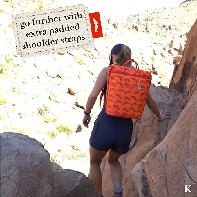Don Coolio Pack - Insulated Backpack Cooler, 36 Can Soft Cooler Bag, 20L Capacity Hands Free, Leakproof & Waterproof, Portable for Beach, Travel, Camping & Hiking