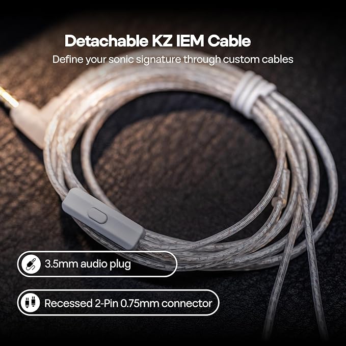 KZ AS16 PRO X in Ear Monitor, 16BA HiFi Wired Earbuds, Professional IEM Earphones with Precision Electronic Crossover, Sparkling Diamond-Like Design for Musician Audiophiles (with Mic)