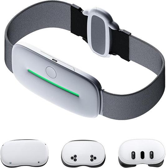 12000mAh Magnetic Adjustable Battery Belt for Meta Quest 2/3/3S | 20W Fast Charging, Belt Battery for Extended 7H VR Gaming