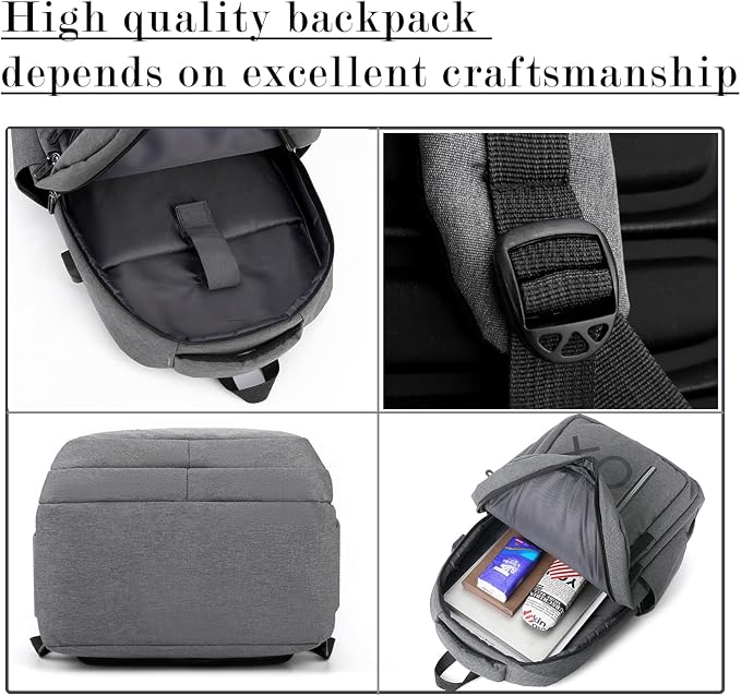 Game Cosole Backpack Travel Bag Travel Carrying Case for PS5/PS4 Console and Accessories (Grey)