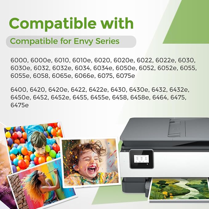 67XL Ink Cartridges Black/Color Combo Pack Replacement for HP Ink 67 XL HP67 HP67XL for2700 4155e 2755e 2734e 4100 2700e 4100e 6400 2752 2752e 4152e 6455e 6055e 2742e 6000 6055 6458e Printer (3 Pack)