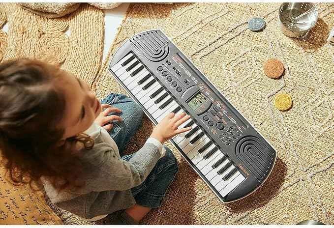 Casio Casiotone SA-81 – Compact Keyboard with 100 Tones & 50 Rhythms | Fun for Beginners | Great for Music Practice and Learning