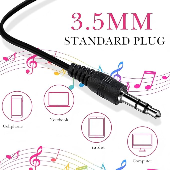 Kanayu 100 Pack Wired Earbuds Bulk for Classroom Ear Headphones Wired Basic Student Earbuds No Microphone with 3.5MM Jack for Class Laptop School Library, Individually Bagged (Pink)