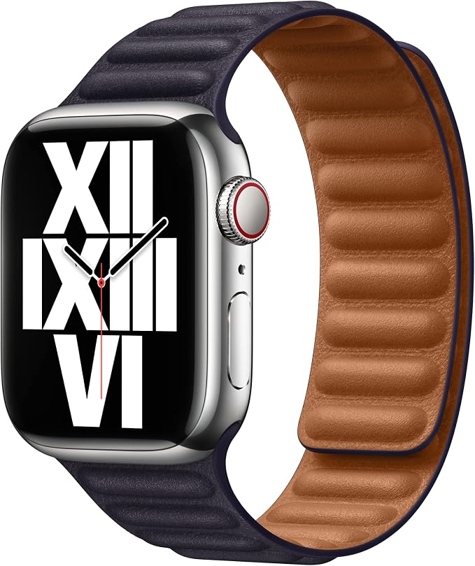 Apple Watch Band - Leather Link (41mm) - Ink - S/M