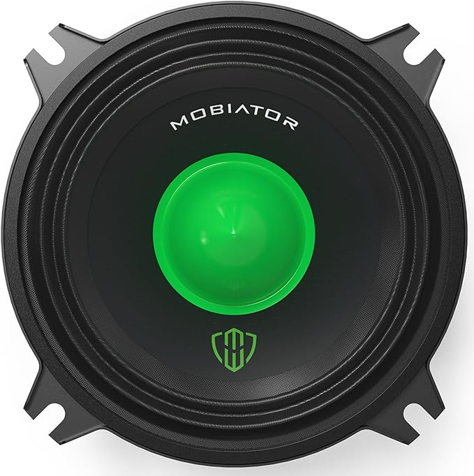 Midrange Loudspeakers MB-M404 4'' 400W Max, 4 Ohms High Efficiency Car Audio Door Speakers for Car or Truck Stereo Sound System-Black (2 Speakers) (MB-M404)