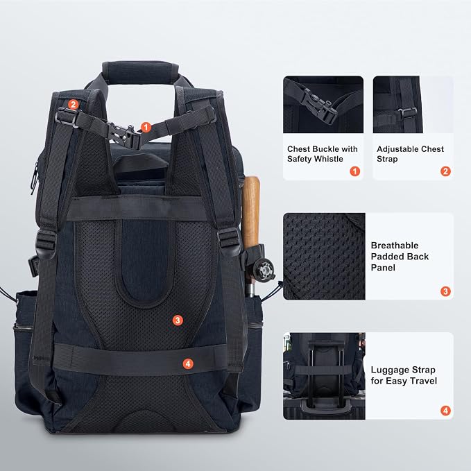 Backpack Coolers Insulated Leak Proof 38cans Soft Insulated Cooler Backpack for Women Men 12 Hours Cooling for Camping Hiking Beach Picnic
