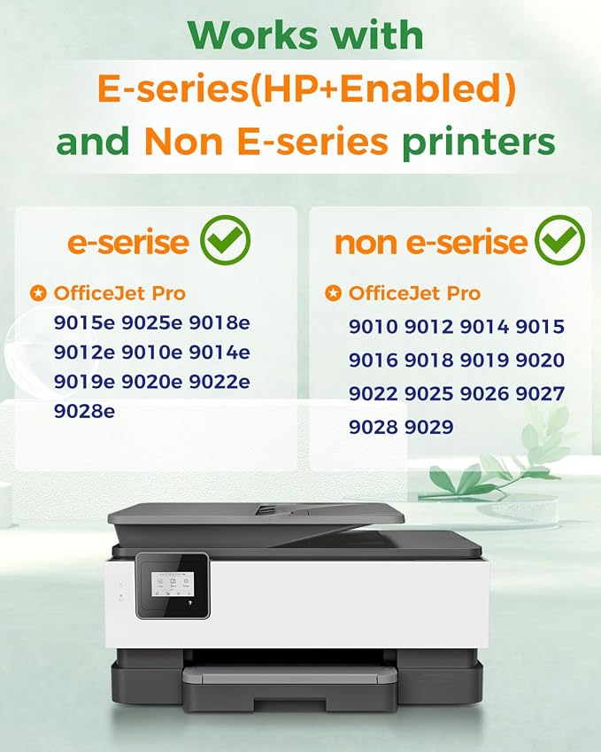 EaseFusion 962XL Ink Cartridges Combo Pack Replacement for HP 962 HP 962XL Ink Cartridges Work for HP Officejet Pro 9015e 9010 9025e 9010e 9012 9015 9018 9020 Printers for HP 962XL Ink (4 Pack)