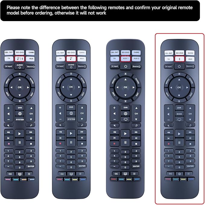 PZL Replacement Remote Control for Bose RC-PWS III Universal Remote Control, Compatible with Bose Cinemate I IIGS 1SR Solo5 Solo 10 & 15 Solo TV Sound Systems & CineMate Home Theater Speaker Systems