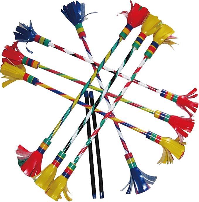 Professional Juggling Flower Sticks-Devil Sticks with 2 Hand Sticks, Beginner Friendly - 22 Inch