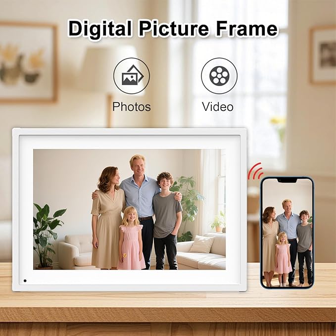 10.1 inch Wall Planner Digital Calendar & Chore Chart, Smart Touchscreen Interactive Display for Family Schedules, Hearth Display Digital Calendar, Great for Organizing Your 2026 Year