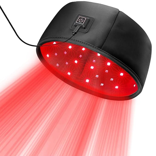 Laser Cap, FDA Cleared Red Light Therapy for Hair Growth | Laser Hair Growth Cap,Wavelength 650nm,Full scalp laser coverage,promote hair growth in women and men