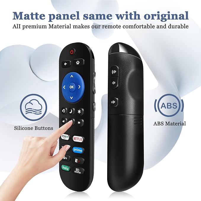 Universal Replacement TV Remote for Roku Players and Roku TV Remote, for Roku 1 2 3 4, Express/+, Premiere/+, Ultra and for All Roku TV (Not for Roku Stick)