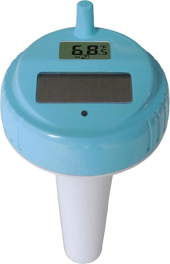 Ambient Weather F007PF 8-Channel Wireless Pool and Spa Remote Sensor for WS-100, WS-50, WS-14, WS-10 | Pool Float ONLY, Console NOT Included