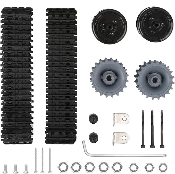 ACEBOTT Smart Car Kit Functions STEM Coding for Ages 13-16,16+ Tank Expansion Pack Track Smart Robot Tank Accessory Without Car