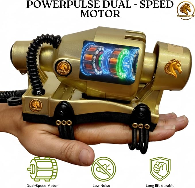 Powerful Double Speed Floating Action for Full Body Massager Corded Electric Powered, Barber Massager Gold