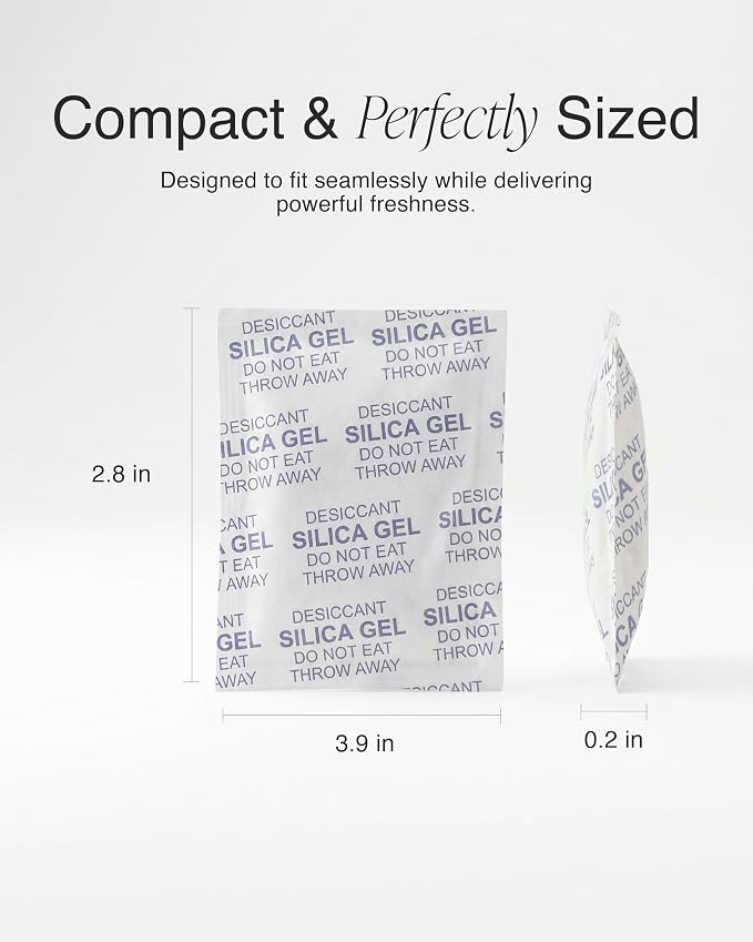 PiFi Automatic Pet Feeder Desiccant Refill Packs, 6 Replacement Moisture Absorber Bags for Cat & Dog Feeder Food Hopper, Food-Safe Non-Toxic Silica Gel Accessory, Up to 6 Months
