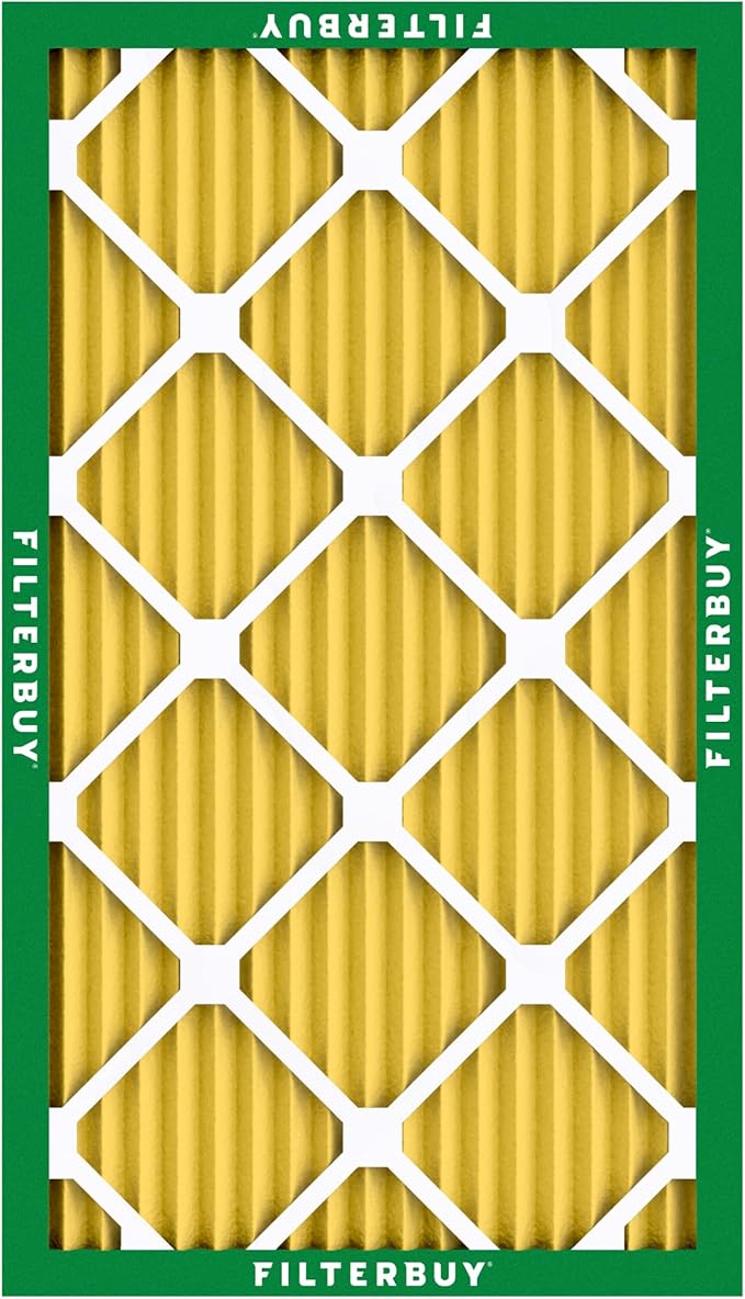 Filterbuy 14x30x1 Air Filter MERV 11 Superior Pet & Allergy Defense (3-Pack), Electrostatic Pleated HVAC AC Furnace Filters Replacement, Made in USA (Actual Size: 13.88 x 29.88 x 0.75)