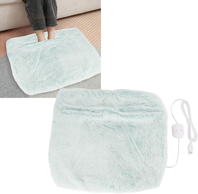 Doublesided Electric Foot Warmer Washable USB Electric Foot Warmer for Men and Women (Style B)