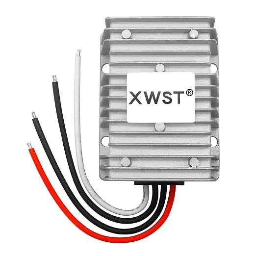 DC DC Stabilizer 9V-36V to 12V Boost Buck Converter 25A 300W Waterproof Regulator 12V Volt Module Transformer for Car Audio Solar Power System LCD LED Display Screen