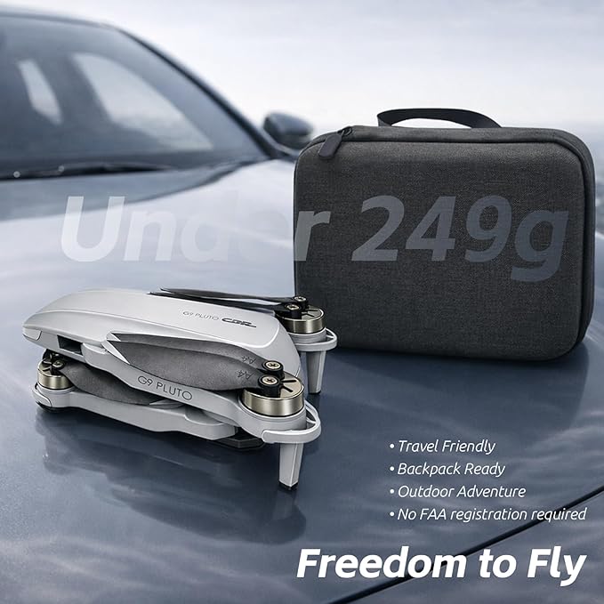GPS Drone with EIS 4K Camera for Adults , RC Drones with 4.5 inch HD Screen on Controller, Auto Return, 3 Batteries for 90 min Flight Time, 3280 FT Long Control Range Transmission, Circle Fly and Follow Me Mode, Foldable Quadcopter for Beginner Gifts T...