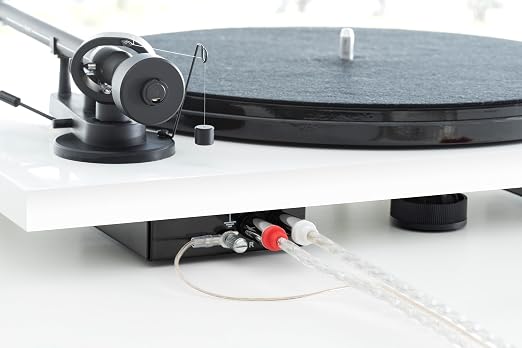 Pro-Ject Connect it RCA E, Semi-Balanced Phono interconnect Cable with Earth Leads, 123cm