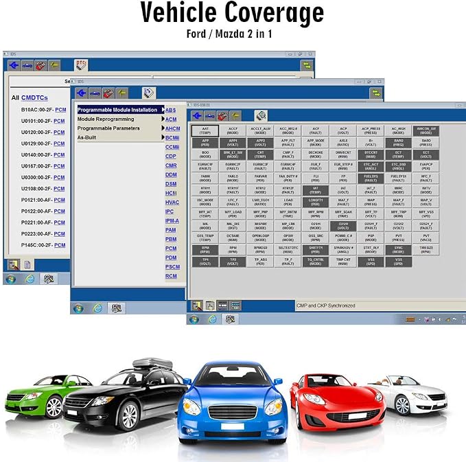 VXDIAG VCX Nano Compatible for Ford/Mazda 2 in 1 Diagnostic Tool with IDS Programming Tool