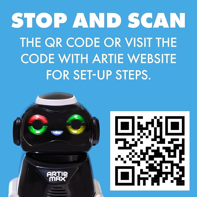 Educational Insights Artie Max the Coding & Drawing Robot - STEM Robot Toys & Coding for Kids, Learn Programming and Robotics, Programmable Interactive Toy for Boys and Girls Ages 8+