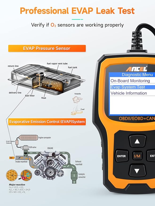 ANCEL FX2000 Enhanced Four-System Diagnostic Scanner ANCEL AD410 Enhanced OBD II Vehicle Code Reader