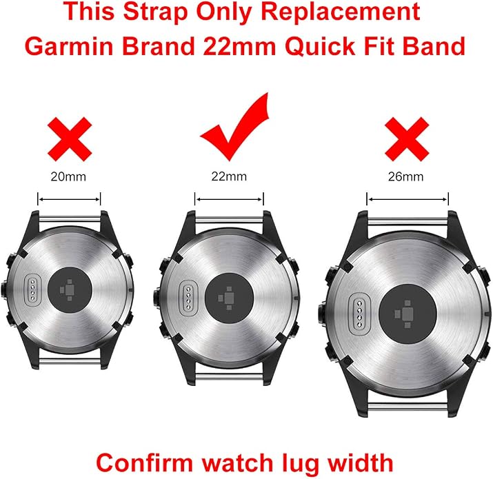 LDFAS Fenix 8/7/6 Pro/5 Plus Band, 22mm Titanium Metal Quick Release Easy Fit Watch Strap with Double Button Clasp Compatible for Garmin Fenix E 7 5 6/Forerunner 935/945/Epix Gen 2 Bands