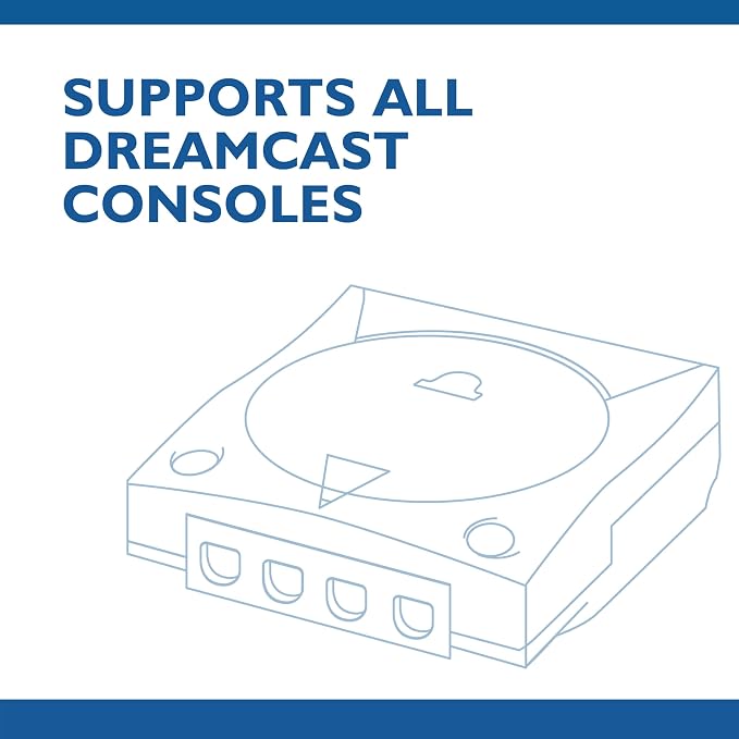 Kaico Dreamcast HDMI Adapter, Plug & Play Converter with VGA & RGBS Support | Supports VGA and RGBS output for Dreamcast games across all regions, with clear audio/video and no external power needed