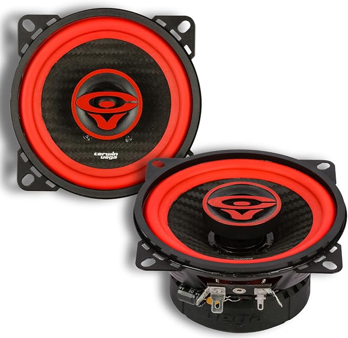 CERWIN-VEGA! V4 4" VEGA 2-Way 240 Watts 4 Ohm Coaxial Speakers(Pair)