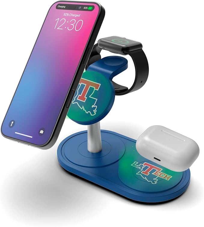 SOAR Collegiate 3-in-1 Wireless Charging Station