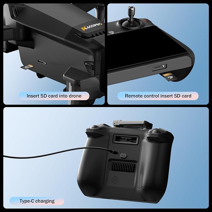 K600PRO GPS Drone with EIS 4K Camera for Adults Beginner,3 Axis Gimbal Professional Long Range Drone with 5.5'' Touchscreen on Controller,Auto Return Follow Me,15KM FPV Transmission 55 Min Flight Time