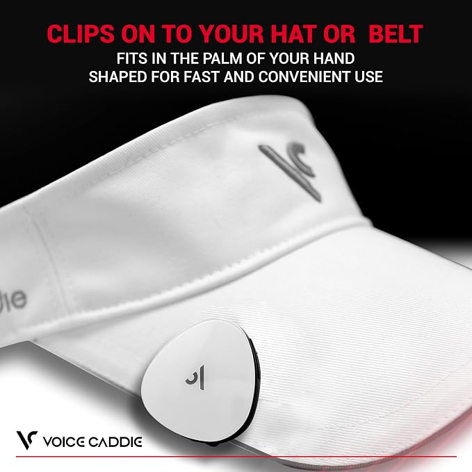 Voice Caddie VC300SE Golf GPS Rangefinder | Voice Output of Distance at Click of Button | Front, Middle, Back of Green Info | Over 40,000 Courses Worldwide | No Fees