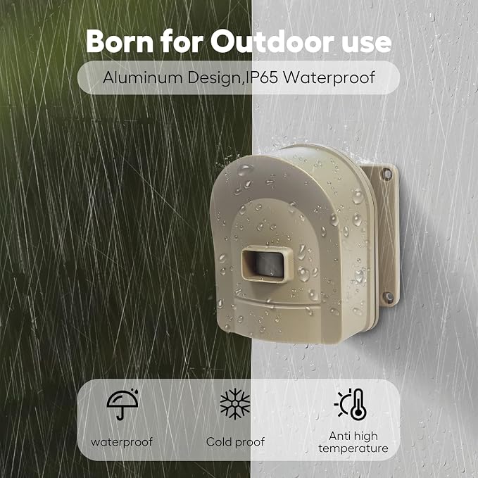 1/2 Mile Hosmart Driveway Alarm Wireless Sensor System & Driveway Sensor Alert System Weatherproof Security Outdoor Motion Sensor & Detector