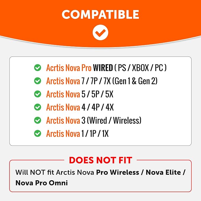 WC Freeze for Arctis Nova - Hybrid Fabric Cooling Gel Replacement Earpads for Arctis Pro Wired, 7, 5, 4, 3, 1 - Made by Wicked Cushions (Does Not Fit Pro Wireless) | Geo Grey