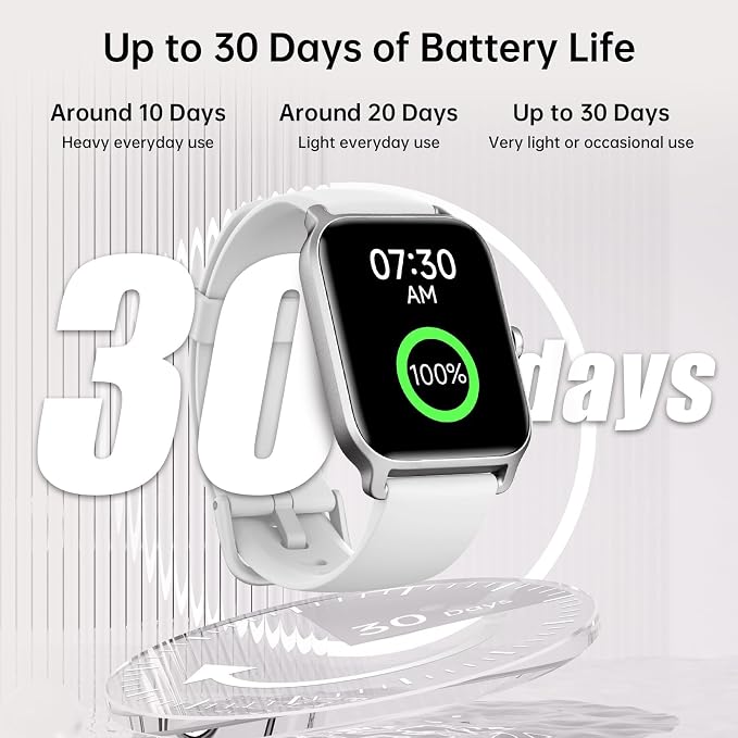Tensky Smart Watch for Women/Men, 1.85'' HD Activity Smartwatch for iPhone/Android/Samsung, 100+ Sport Modes Fitness Tracker (Answer/Make Call), Alexa Built-in,Sleep/Heart Rate/SpO2 Monitor/Waterproof