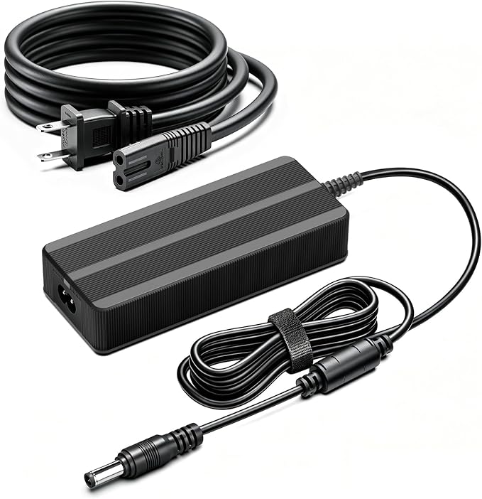 TAIFU 24V 5A AC Adapter Charger Compatible with Fosi Audio MC331 HiFi Made Fun Tube Integrated Amp Amplifier DAC 2 Channel Home Audio DC 24V Replacement Power Supply Charger Cable Cord